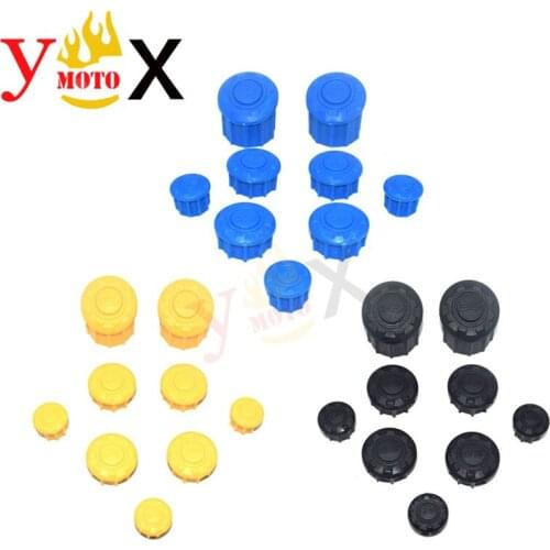 9PCS/Set Motorcycle Frame Hole Cover Prevent Dust Cap Guard Plug For BMW R1200GS LC / R1200GS ADV LC / R1250GS/ R1250GS ADV