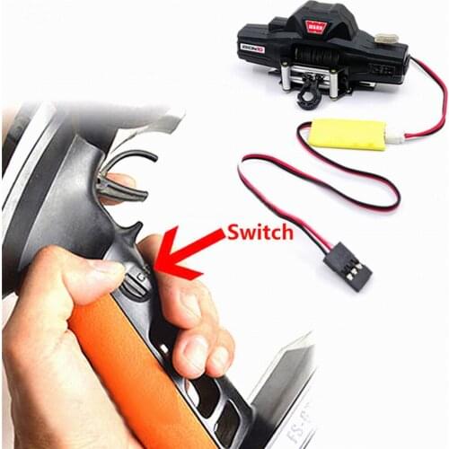 Winch 3-Ways Wireless Remote Controller Receiver for RC Crawler Car Parts