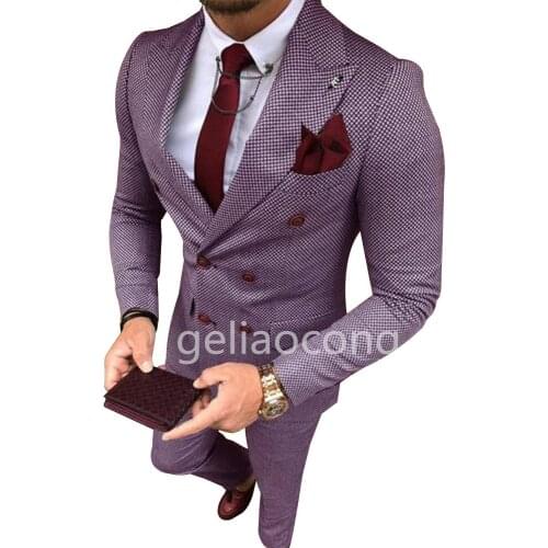 Geliaocong Men's Business Suits