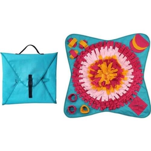 Training Mat Dog Sniffing Mat Training Blanket Nosework Relieve Stress Dog Puzzle Toy Accessories Pet Snack Feeding Mat