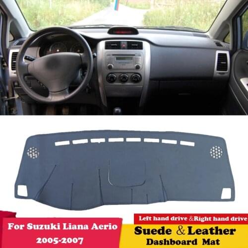 For Suzuki Liana Aerio 2005 2006 2007 Leather Dashmat Dashboard Cover Pad Dash Mat Carpet Car-Styling Accessories Suede