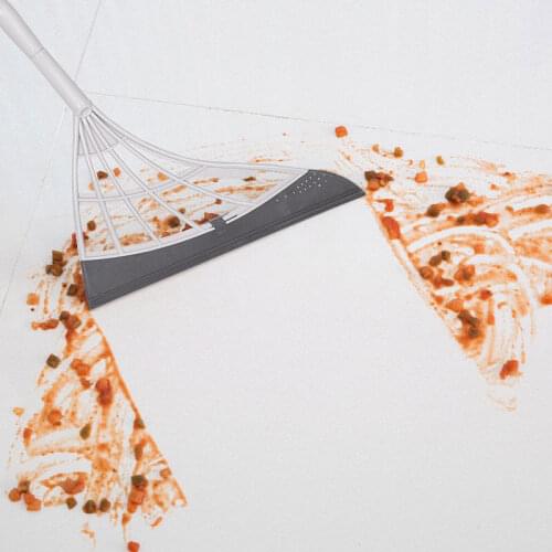 Multifunctional Magic Hand Push Sweeper Broom Floor Wiper Squeegee for Floor Cleaning Rubber Broom Floor Squeegee Sweeping Brush