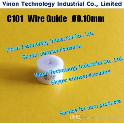 Charmilles C101 Wire Guide Ø0.10mm Upper (Ceramic housing+Diamond inlay) 431.022,100431022,100.431.022,24.04.748 Upper diamond