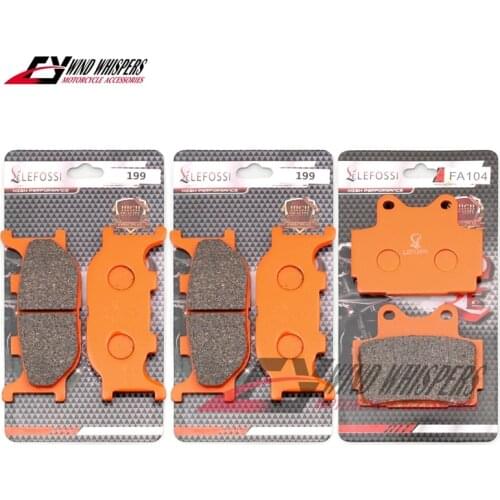 Motorcycle Front Rear Brake Pads For Yamaha XJR 400 XJR400 1992-1997