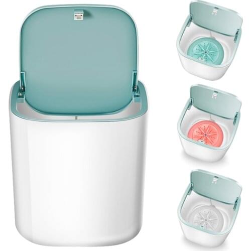 Mini Desktop Washing Machine Portable Quiet for Underwear Socks Panty Home Travel