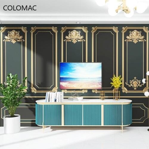 Colomac Custom 3D European Style Light Luxury Wallpaper Clothing Store Background Mural Wall Decor Living Room Drop Shopping