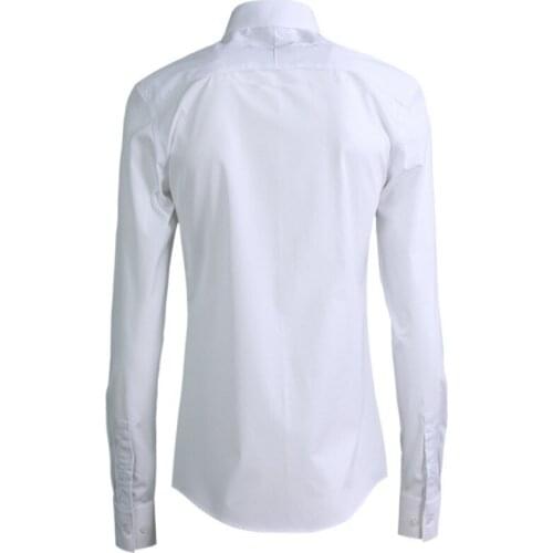 2020 New Harajuku Shirts Man Embroidery Slim Fit Square Collar Long Sleeve Shirts Men Casual Fashion High Quality Dress Clothes