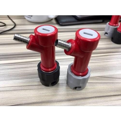 Pin Lock Gas IN Liquid Out 1/4" Barb Fitting Homebrew Beer Soda Corny Keg Connect Coupler