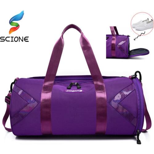Sport Gym Bag Training Yoga Fitness Shoe Storage Bags Durable Multifunction Handbag Outdoor Travel Sports Shoulder Bags XA162Y
