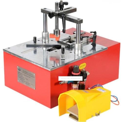 JS203K 5212 Bench-top Photo Picture Frame Joint machine ,underpinner for PS MDF Wood frame Seamless pneumatic nail angle machine