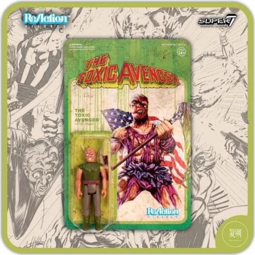 Super7 Toxic Avenger Anime Action Figur Toy for Child Halloween Gift