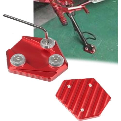 Kickstand Foot Side Stand Extension FOR HONDA GROM 125 MSX125 MSX 125 2014-2018 2015 2016 Pad Support Plate Enlarge Motorcycle