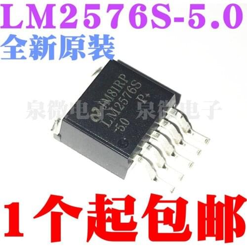 100% Original New In Stock LM2576S-5.0 TO-263-5 (5pcs/lot)