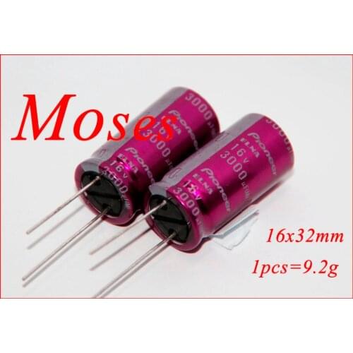 16v 3000uf Original new ELNA Electrolytic Capacitor capacitance Radial 16x32mm (100pcs)