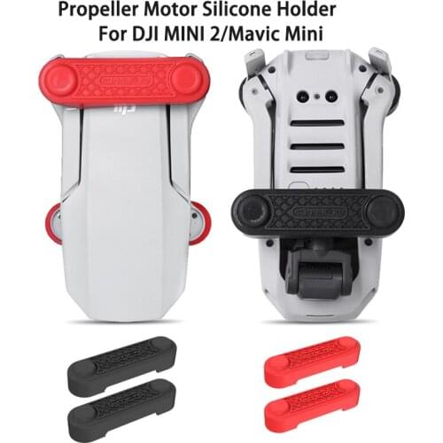 2 in 1 Propeller Stabilizers Motor Cover Soft Silicone Propellers Motor Protector For DJI Mini 2/Mavic Mini Drone Accessories