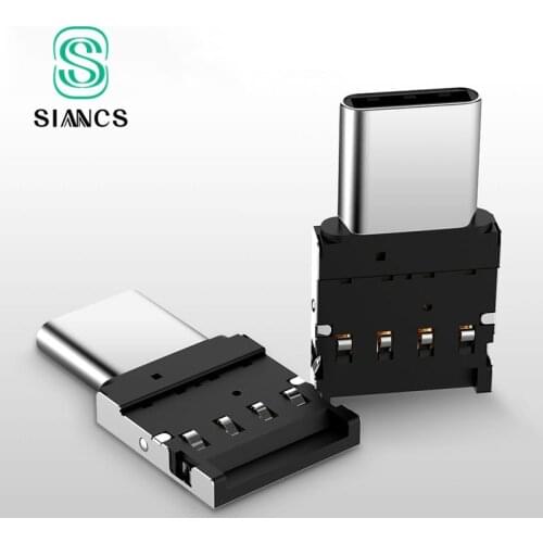 USB 2.0 Female To Male Type C Adapter Data Transmission For XiaomMiA1 GalaxyS8Plus MacbookPro U Disk USB-C OTG Converter