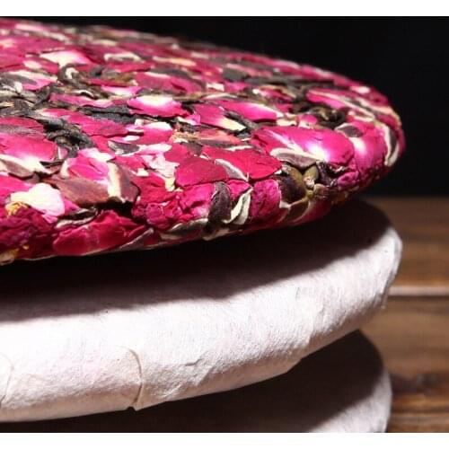 357g China Yunnan Specialty Rose Flower Cake Scented Tea for Health Care Lose Weight Houseware Green Food