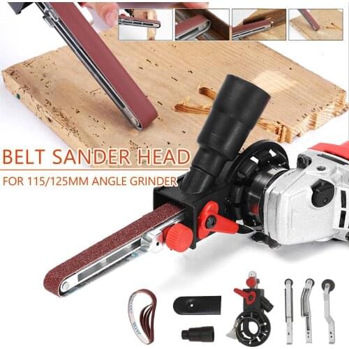 DIY Sander Sanding Belt Adapter For 115/125 Electric Angle GrinderM14 Woodworking Metalwork