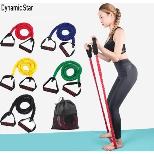 Fitness Yoga Training Rubber Elastic Pull Rope Resistance Bands Leg Back Hip Exercise Sport Workout Equipments Home Gym Crossfit