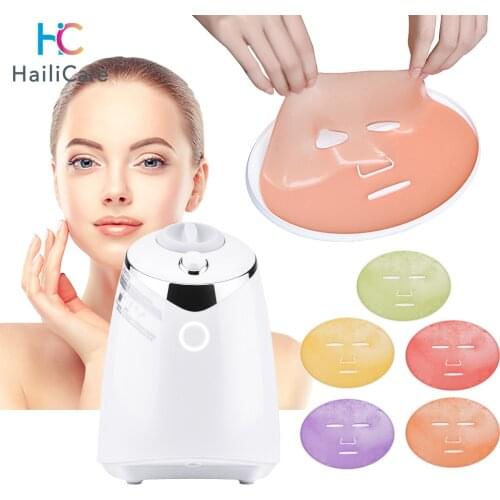 Electrical Automatic Fruit Mask Machine DIY Natural Fruit Vegetable Milk Facial Masker Maker With 32 pcs Collagen Tablets