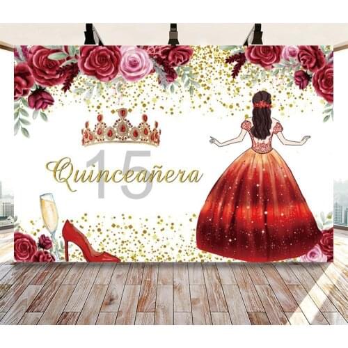 Beauty and The Beast Birthday Party Background Photo Princess Happy Birthday Photography Backdrop Children Birthday Party Studio