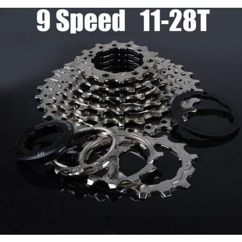 9-Speed 11-28T Cassette FreeWheel BMX Road Bike Fold bike Cycling Bicycle FreeWheel Rear Wheel Cassette FreeWheel