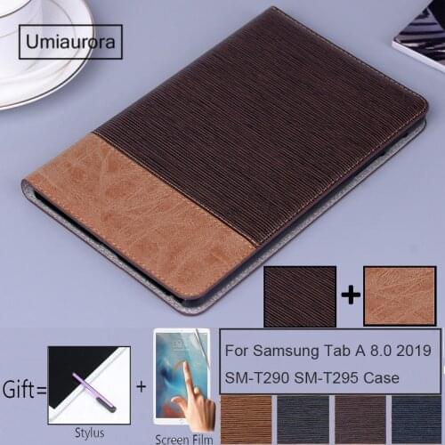 Magnetic Case For Samsung Galaxy Tab A 8 inch 2019 SM T290 T295 Retro Leather Smart Stand Cover For Tab A 8.0 2019 Flip Case