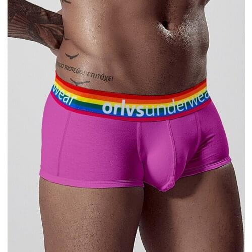 Men Underwear Men Boxer Cotton Male Pants Breathable Cueca Tanga Comfortable Underpants Mens Shorts U Convex For Gay