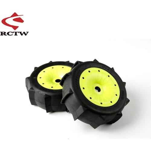 Desert Wheel Wheel Tyre Kit for 1/5 Losi 5ive-t Rofun Rovan LT King Motor X2 BAJA 4WD SLT Truck Spare Toys Parts