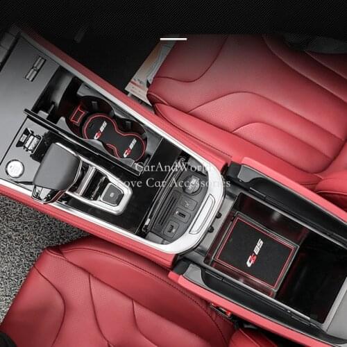 For Changan CS85 Coupe 2019 2020 Non-slip Cup Mats Anti Slip Door Groove Gate Slot Pad Mat Stickers Car-Styling Accessories