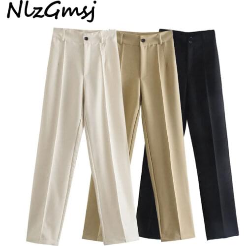 Женские прямые брюки Nlzgmsj China At AliExpress