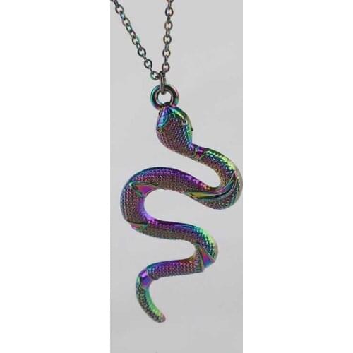 New Animal Snake Dangle Women Pendant Necklace Gift Party Snake Necklace Minimalist Style Alloy Trendy Female Birthday Jewelry
