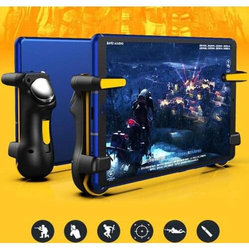 New Professional 2pcs Left+Right Plastic Winner Winner Chicken Chicken Dinner Trigger Gamepad Joystick for Tablet Mobile Phone