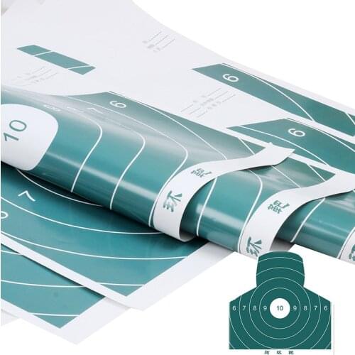 Half-Length Training Competition Shooting Target Paper Chest Ring Target Paper 50 * 50cm Archery Shooting Target Paper