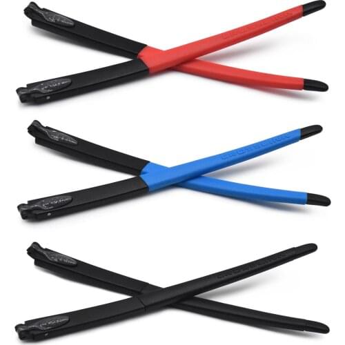 HKUCO Rubber Replacement Black Frame Legs For Crosslink Pitch Glasses Frame