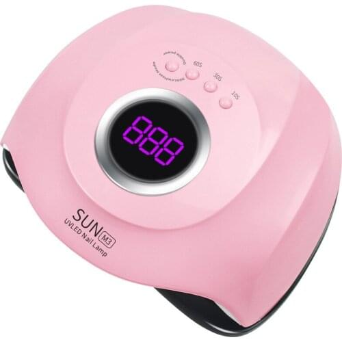 180W SUN M3 UV LED Lamp Nail Dryer for All Gels 45 LEDs Dryer Lamp Polish Sun Light Timer 10/30/60s for Nail Dryer Manicure Tool