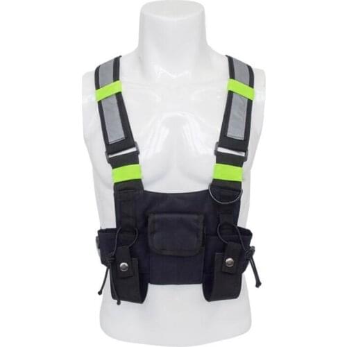 Reflective Multifunction Military Chest Bag Tactical Carrier Airsoft Pouch Outdoor Clothing Hunting Vest
