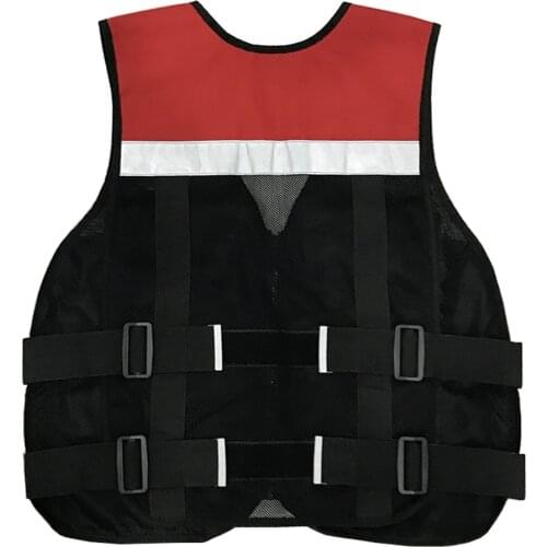 Reflective Vest With 4 Multi-Functional Pockets Breathable High Visibility Safety Vest Sports Jacke with Reflective Strips