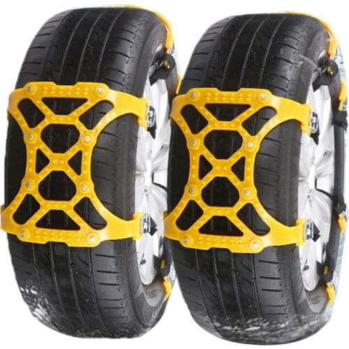 Winter Car Snow Chain Thickened Non-slip Tire Chain for SUV Off-road Vehicles Anti slip chains for wetland snow and ice vehicles