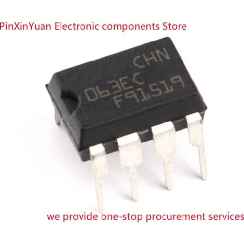 10PCS/LOT New original MC34063ECN DIP-8 MC34063 063EC DC/DC converter chip In stock
