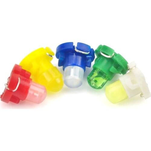 T4.2 COB LED Round Car Gauge SMD led Gauge Speedo Dashboard Dash Side Light Bulb Instrument Lights White Ice Blue 12V