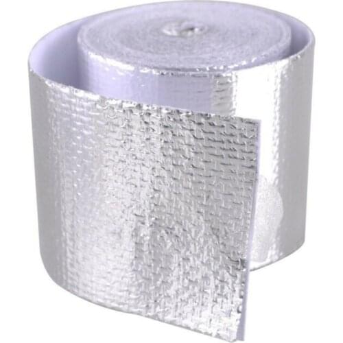 5M Fiberglass Heat Shield Wrap Barrier Exhaust Thermal Tape Header Pipe Heat Wrap Tape Thermal Protection For Car Motorcycle
