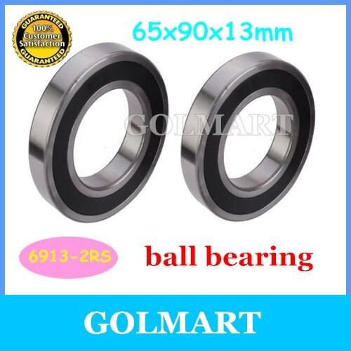 5pcs/lot 61913 6913-2RS bearing sealed 65x90x13 mm 61913-2RS ball bearing 65mm diameter 6913RS steel deep groove ball bearing