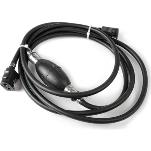 Fast Ship! 2020 Black 8mm 5/16" Gas Hose Fuel Line For Boat Car Marine Assembly Primer Bulb One-way Valve Manual External Pipe