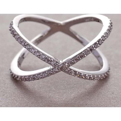 Кольца с фианитами для женщин DIWENFU China At AliExpress