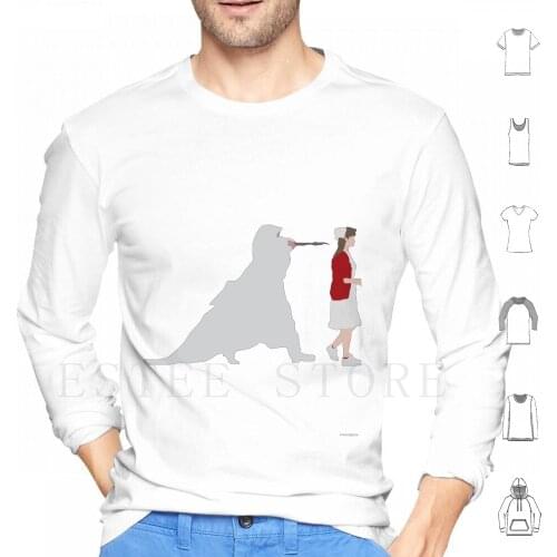 Exorcist 3 Hoodie Long Sleeve Exorcist 3 Jump Scare Nurse Horror