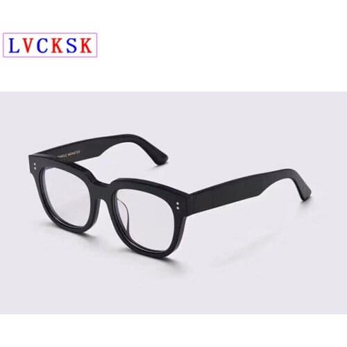Finished Myopia Glasses Women Men Retro Rivets Oversize Square Frame Blue Light Blocking Nearsighted Shortsighted Spectacles L3