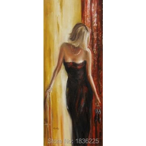 Art Supplies Handmade Sexy Women Canvas Oil Painting for Living Room Decoration Handpainted Oil Picture Wall Decor painting