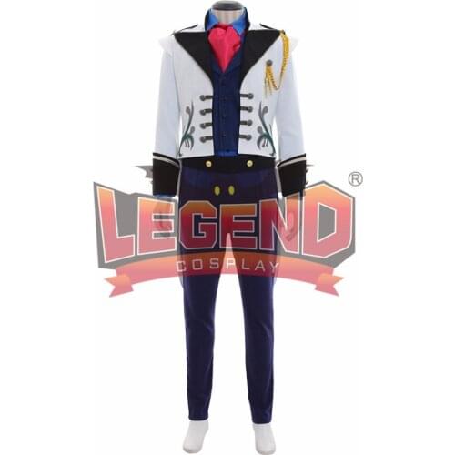 Prince hans cosplay costume fancy outfit mens prince suit outfit custom made