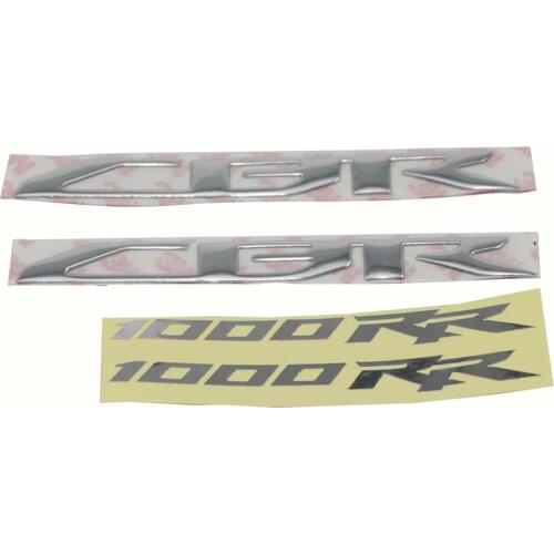 KODASKIN Motorcycle 3D Raise Emblem Stickers Decal for Honda CBR1000RR 2008-2015 Silver or Gold Color
